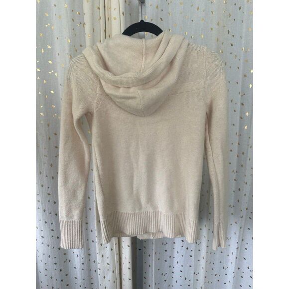 Banana Republic Factory Wool Blend Toggle Closure Hooded Hoodie Cardigan XS - Picture 4 of 7